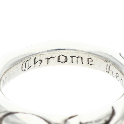 Chrome Hearts SCRL BAND Silver Ring Size ONE SIZE