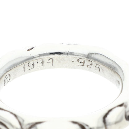 Chrome Hearts SCRL BAND Silver Ring Size ONE SIZE