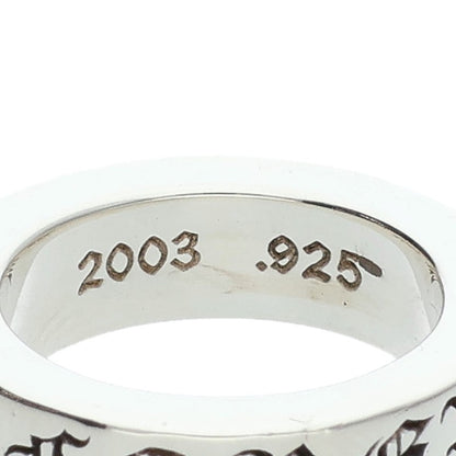 Chrome Hearts 6mm Spacer Forever Silver Ring Size US 4.5