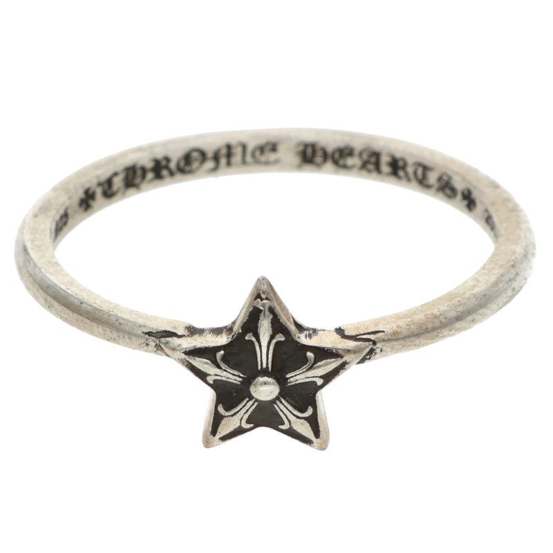 Chrome Hearts BUBBLGM STAR Silver Ring Size ONE SIZE