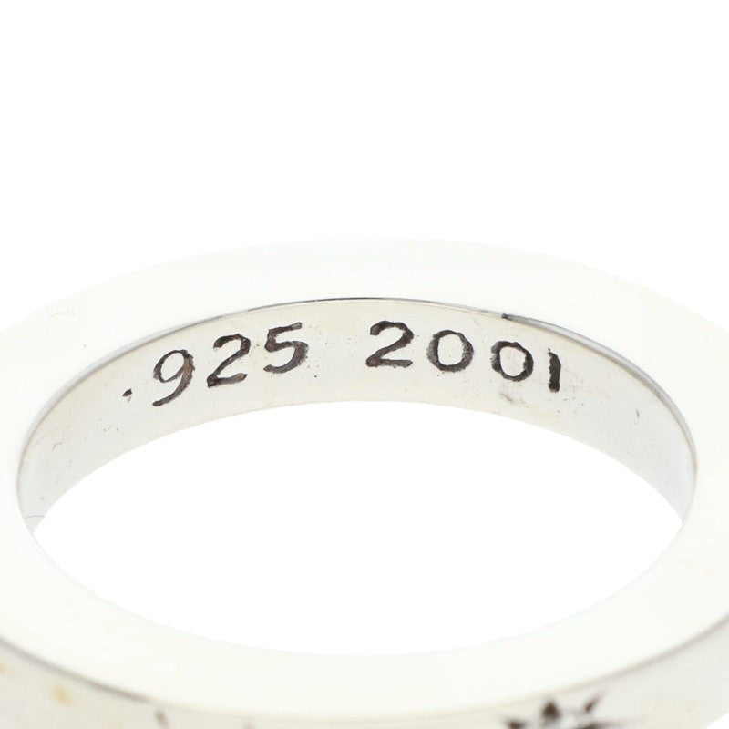 Chrome Hearts 3mm Spacer Plain 1-Diamond Ring Size ONE SIZE