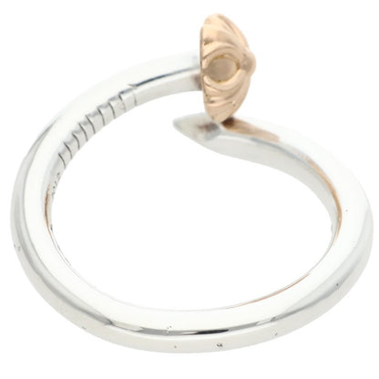 Chrome Hearts Nail Crossball Silver/Gold Ring Size ONE SIZE