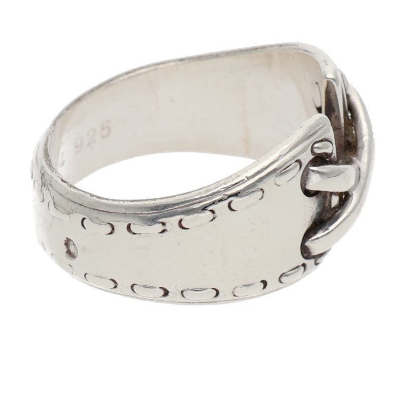 HERMES Mexico Silver Ring Size ONE SIZE