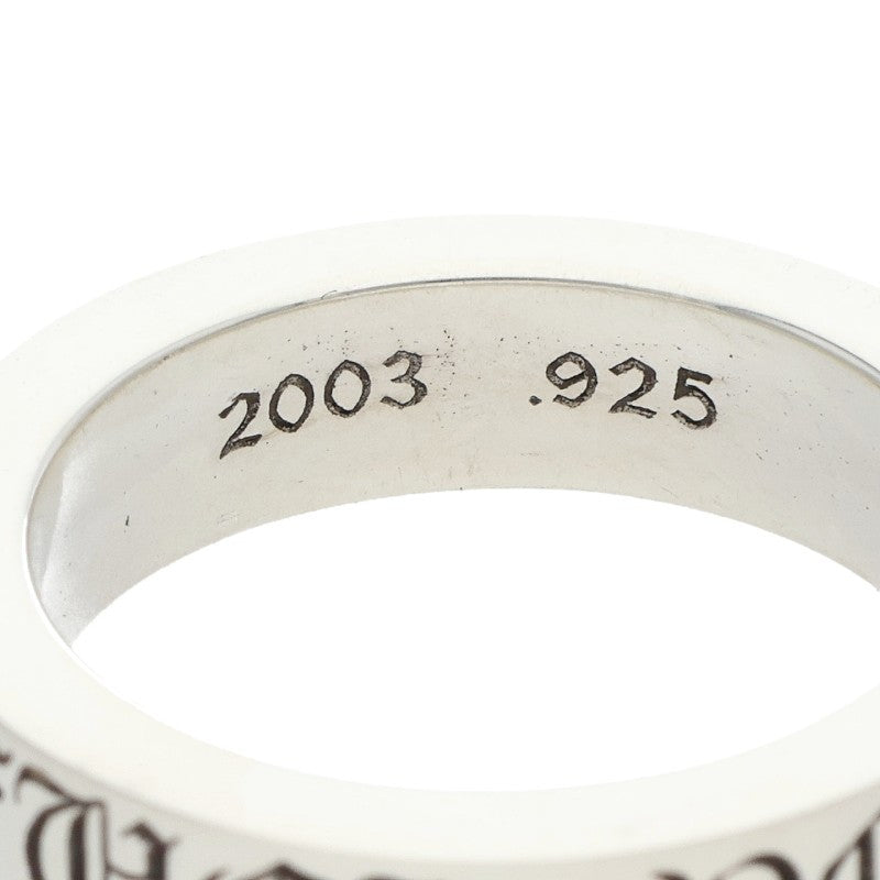 Chrome Hearts 6mm Spacer FUCKYOU Ring Silver Size ONE SIZE