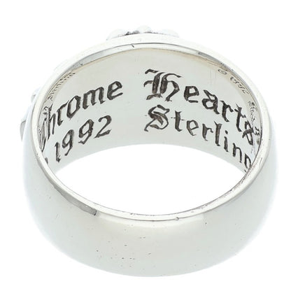 Chrome Hearts Floral Cross 1-Diamond Ring Size ONE SIZE