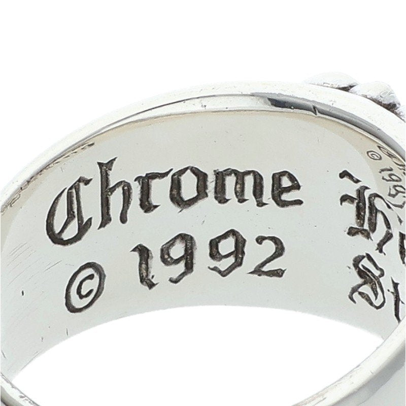 Chrome Hearts Floral Cross 1-Diamond Ring Size ONE SIZE