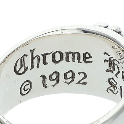 Chrome Hearts Floral Cross 1-Diamond Ring Size ONE SIZE