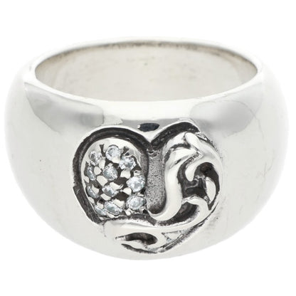 Chrome Hearts Heart in Band Pave Diamond Size ONE SIZE