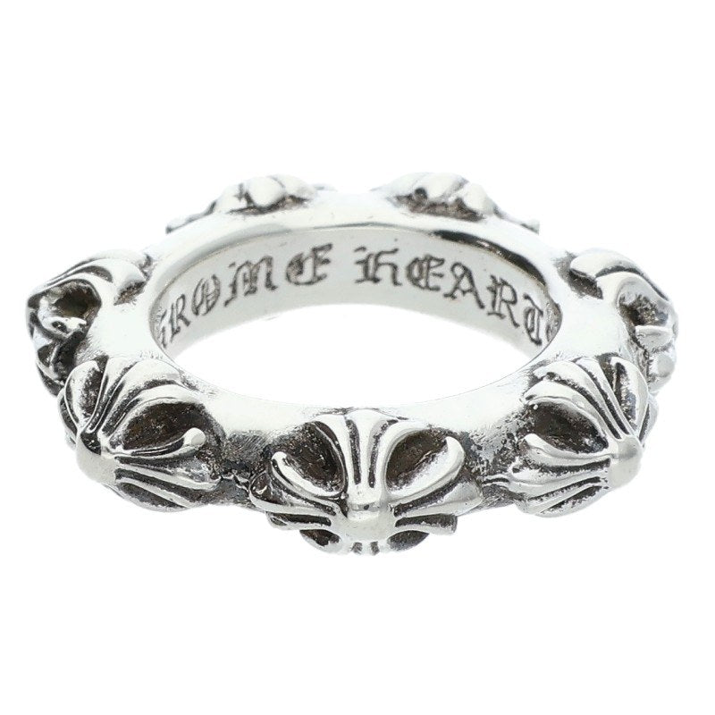Chrome Hearts Cross Band Silver Ring 925 Size ONE SIZE