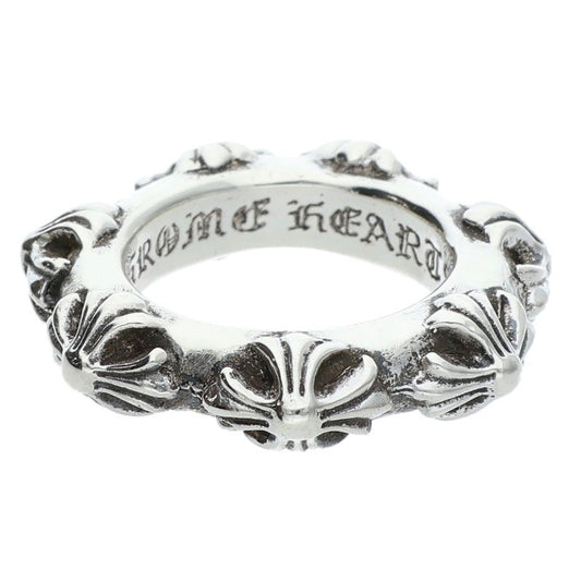 Chrome Hearts Cross Band Silver Ring 925 Size ONE SIZE