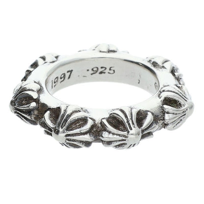 Chrome Hearts Cross Band Silver Ring 925 Size ONE SIZE