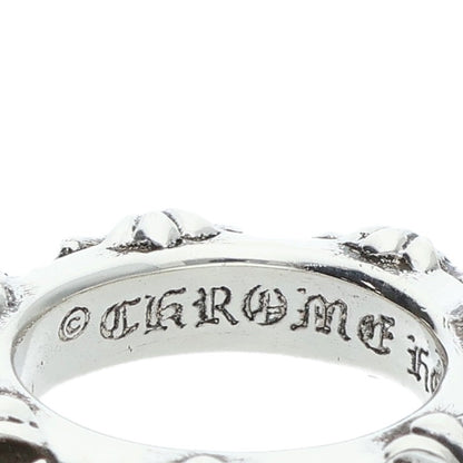 Chrome Hearts Cross Band Silver Ring 925 Size ONE SIZE