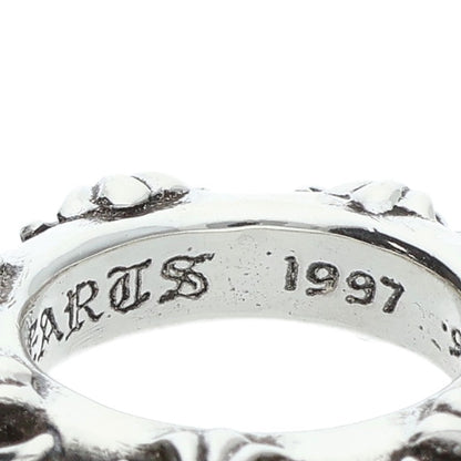 Chrome Hearts Cross Band Silver Ring 925 Size ONE SIZE