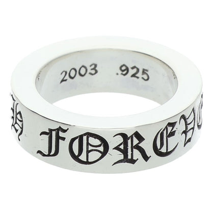 Chrome Hearts 6mm Spacer Forever Silver Ring Size ONE SIZE