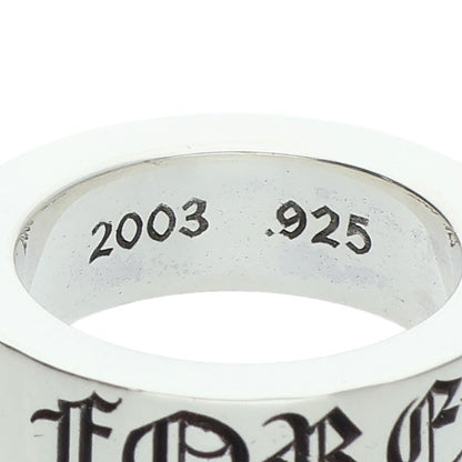 Chrome Hearts 6mm Spacer Forever Silver Ring Size ONE SIZE