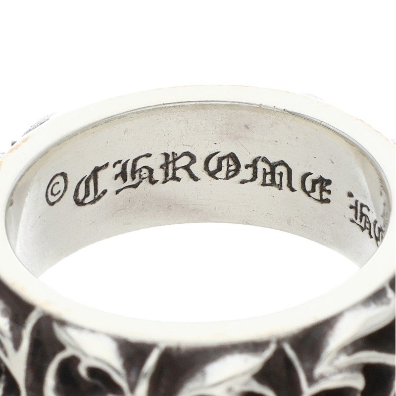 Chrome Hearts Eternity Vine Band Silver Ring Size ONE SIZE