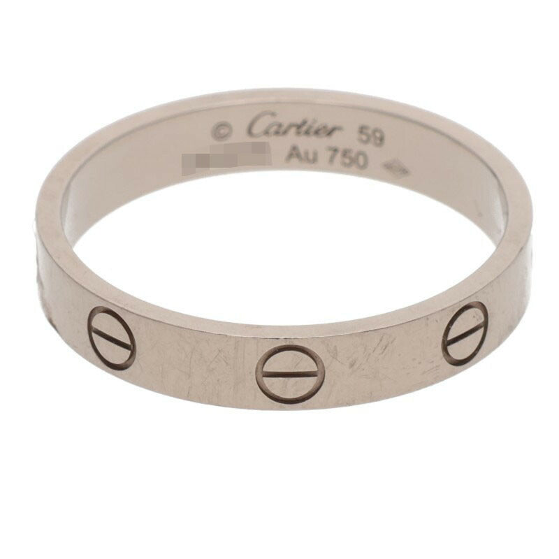 Cartier Mini Love K18WG Ring Size ONE SIZE