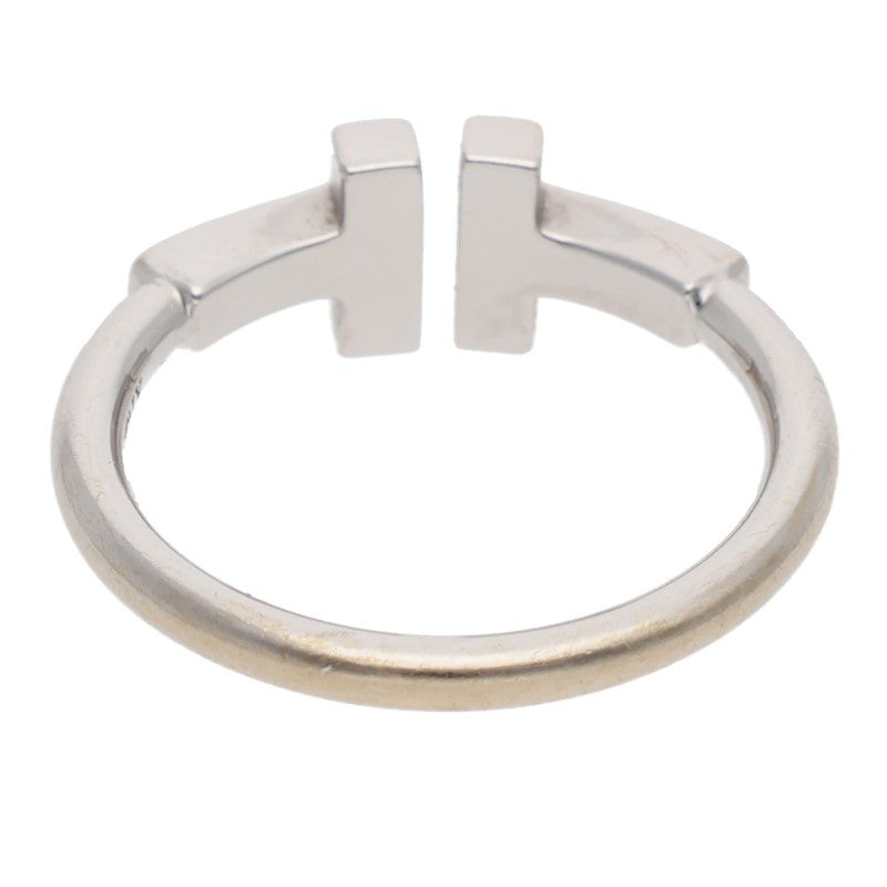 TIFFANY&Co. T Wire K18WG Ring Size ONE SIZE