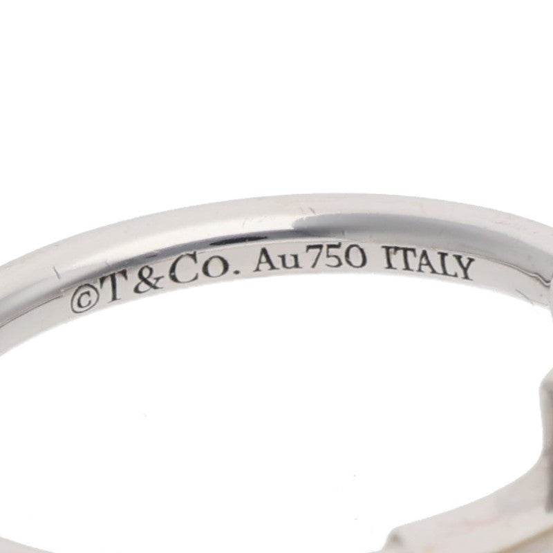 TIFFANY&Co. T Wire K18WG Ring Size ONE SIZE