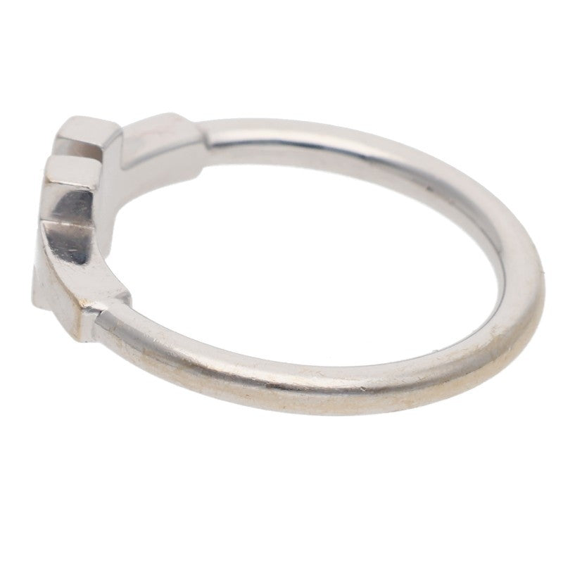TIFFANY&Co. T Wire K18WG Ring Size ONE SIZE
