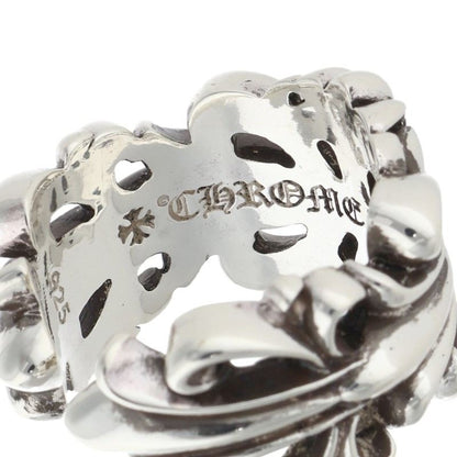 Chrome Hearts Double Floral Cross 925 Silver Size ONE SIZE