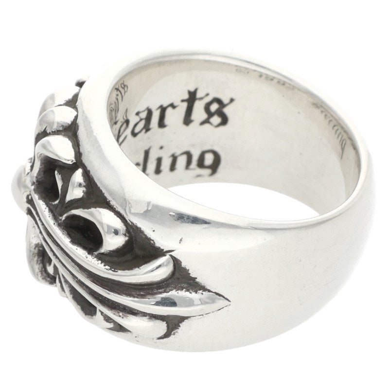 Chrome Hearts Floral Cross Silver Ring Size JP 9
