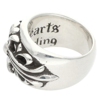 Chrome Hearts Floral Cross Silver Ring Size JP 9