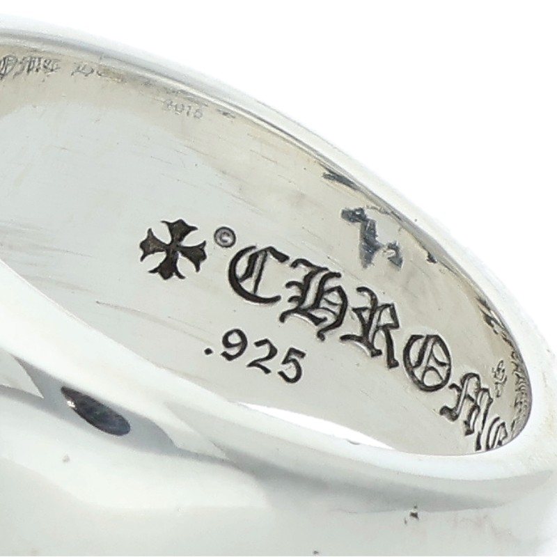 Chrome Hearts Negative Space Silver Ring 925 Size ONE SIZE