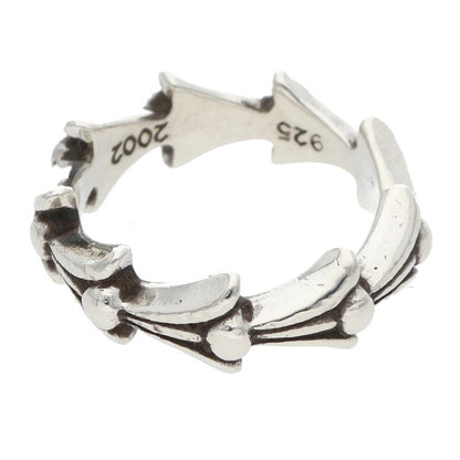 Chrome Hearts Cross Tail 925 Silver Ring Size ONE SIZE