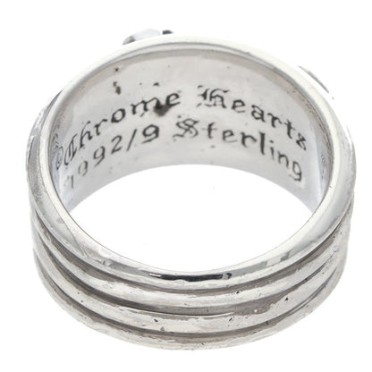 Chrome Hearts Dagger Pave Diamond Silver Ring Size ONE SIZE