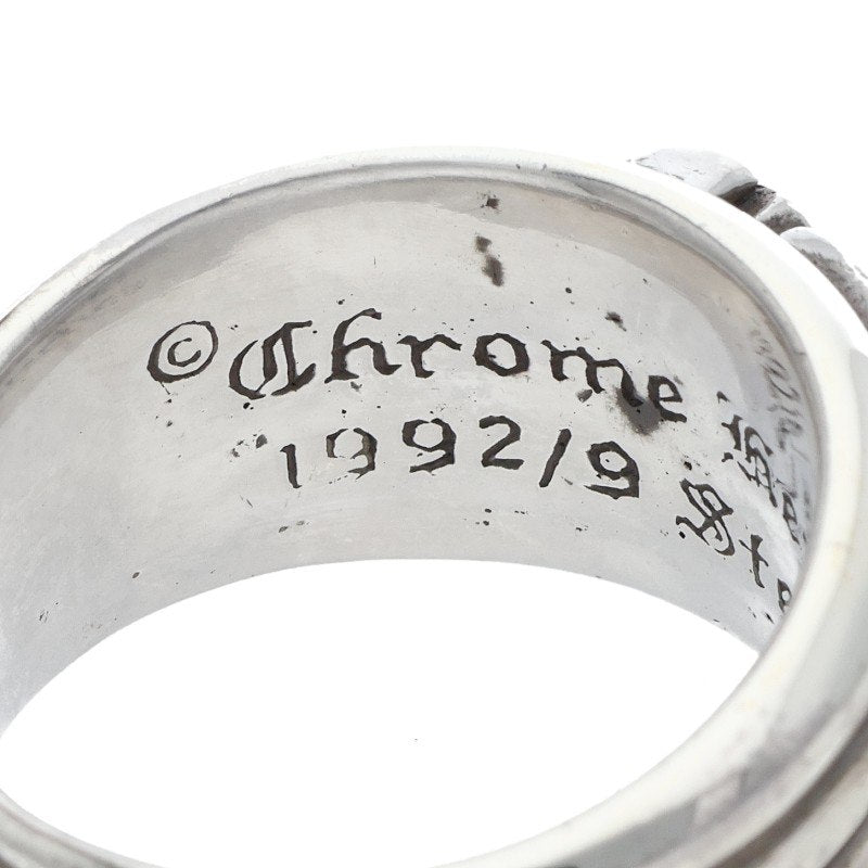 Chrome Hearts Dagger Pave Diamond Silver Ring Size ONE SIZE