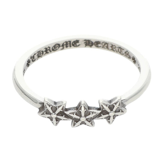 Chrome Hearts Bubblegum 3 Star 925 Silver Ring Size ONE SIZE