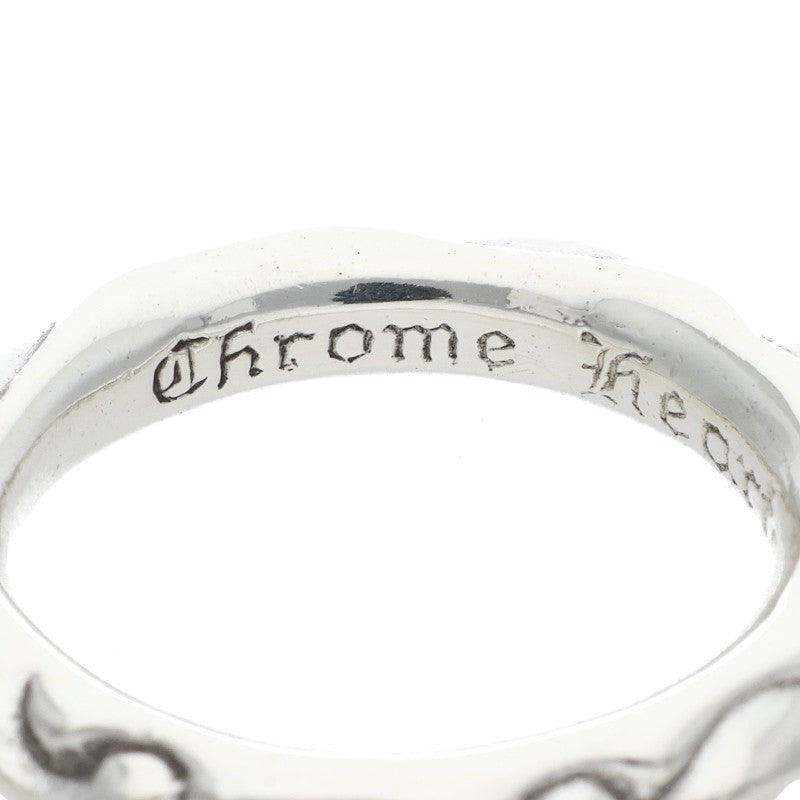 Chrome Hearts SCRL BAND Sterling Silver Ring Size ONE SIZE