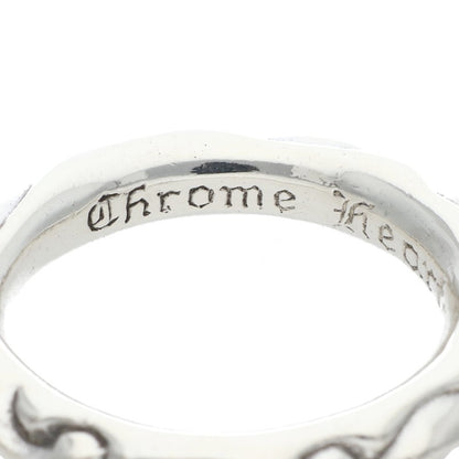 Chrome Hearts SCRL BAND Sterling Silver Ring Size ONE SIZE