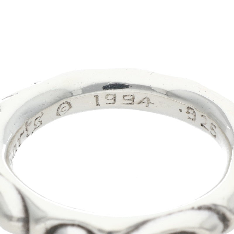 Chrome Hearts SCRL BAND Sterling Silver Ring Size ONE SIZE