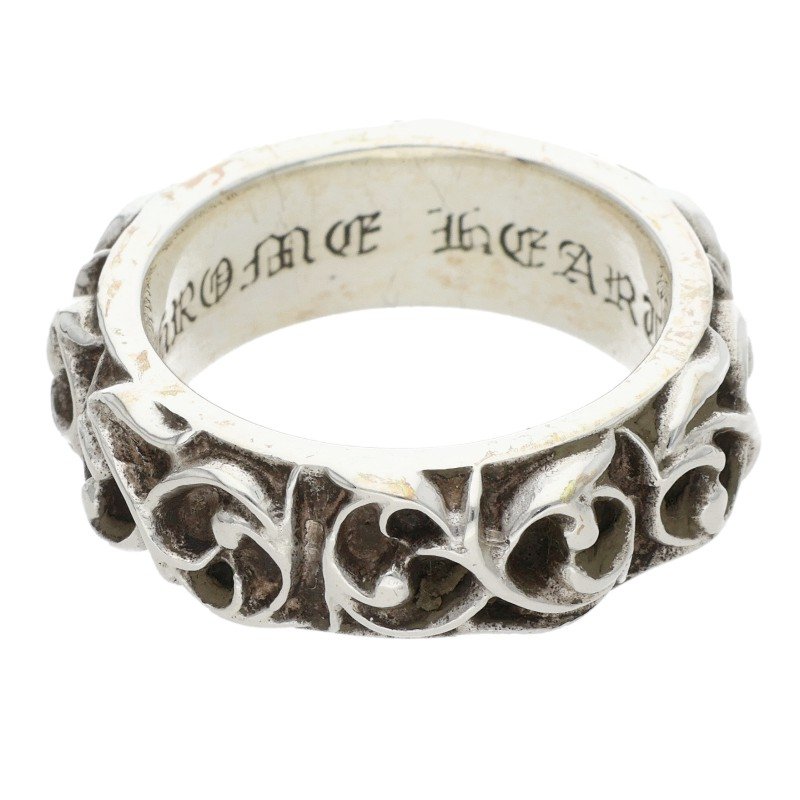 Chrome Hearts Eternity Vine Band Silver Ring Size ONE SIZE