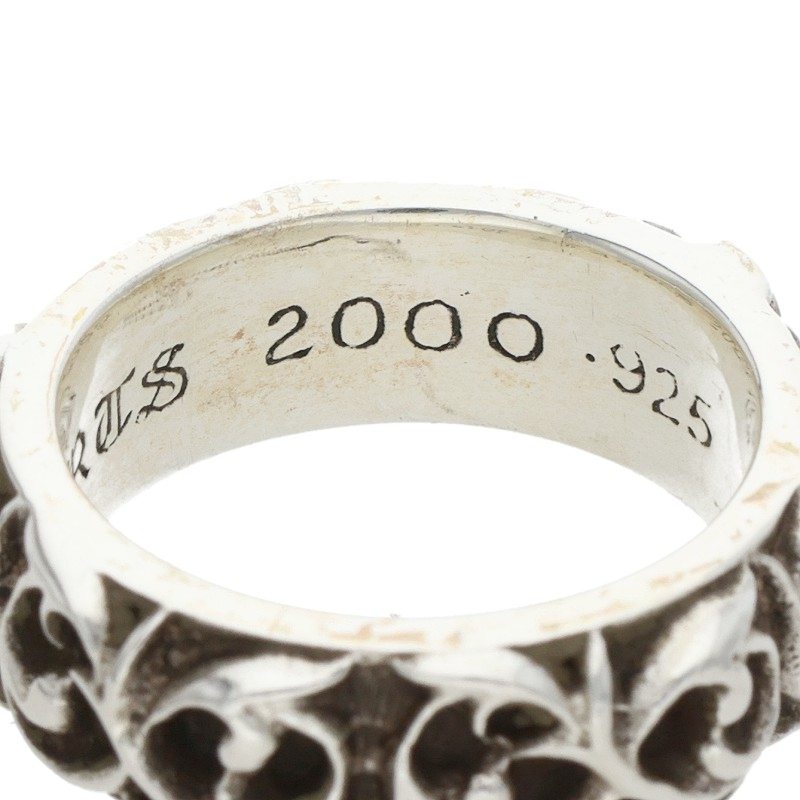 Chrome Hearts Eternity Vine Band Silver Ring Size ONE SIZE