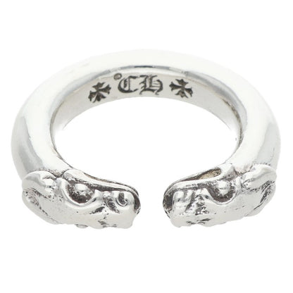Chrome Hearts Double Dog Silver Ring 925 Size JP 12