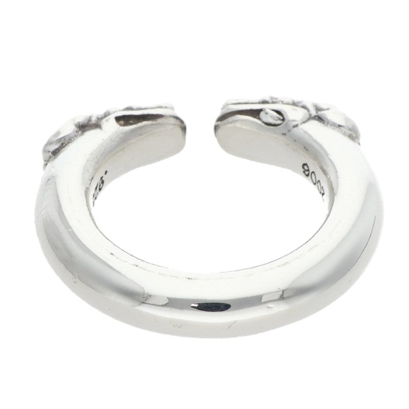 Chrome Hearts Double Dog Silver Ring 925 Size JP 12