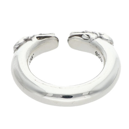 Chrome Hearts Double Dog Silver Ring 925 Size JP 12