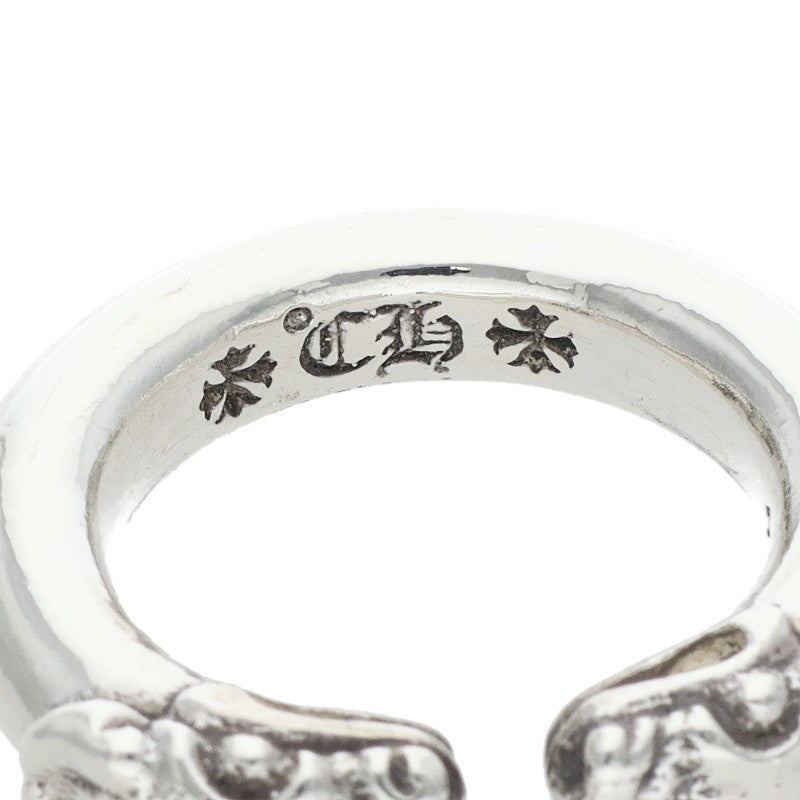 Chrome Hearts Double Dog Silver Ring 925 Size JP 12
