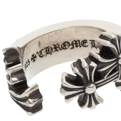 Chrome Hearts 3CH Cross 925 Silver Ring Size ONE SIZE
