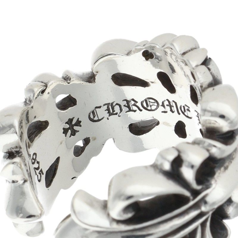Chrome Hearts DBL FLRL CRS Double Floral Cross Size JP 22