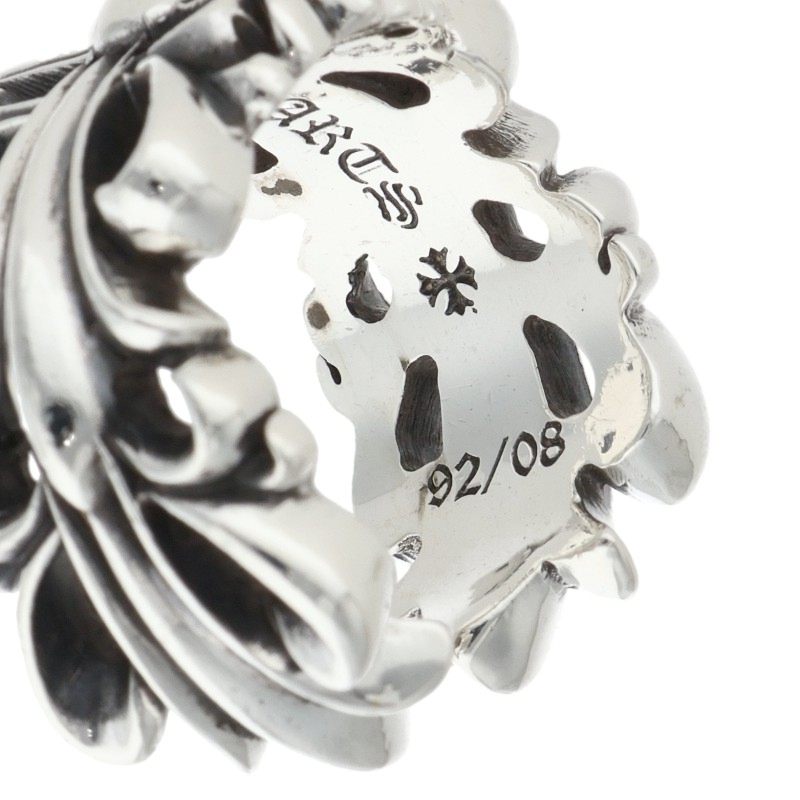 Chrome Hearts DBL FLRL CRS Double Floral Cross Size JP 22