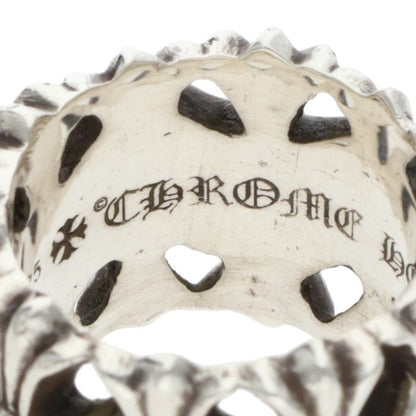 Chrome Hearts Cemetery Cross Silver Ring Size ONE SIZE