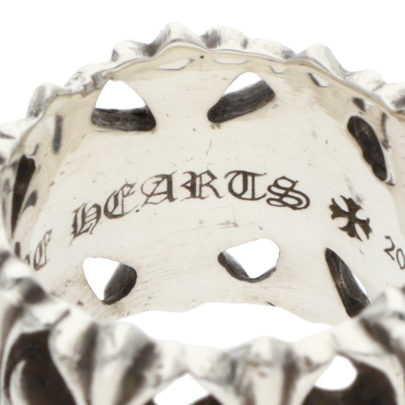 Chrome Hearts Cemetery Cross Silver Ring Size ONE SIZE