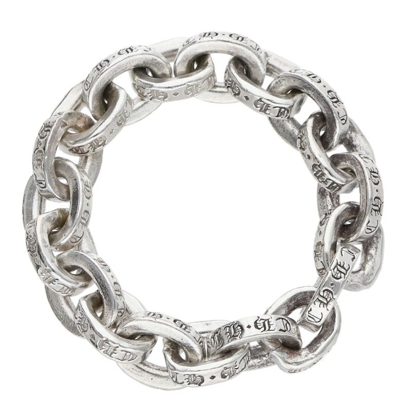 Chrome Hearts Paper Chain Silver Ring Size ONE SIZE