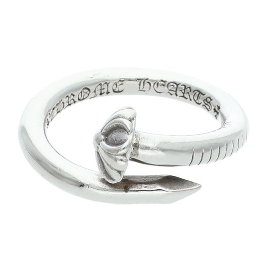 Chrome Hearts NAIL CRSBALL Silver Ring Size ONE SIZE