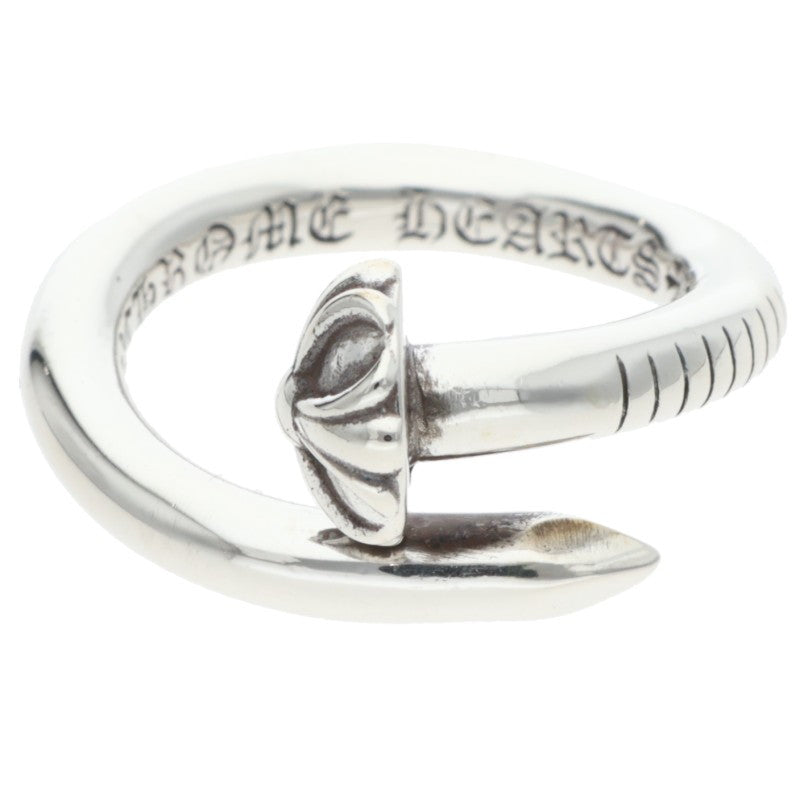 Chrome Hearts Nail Cross Ball Silver Ring Size ONE SIZE