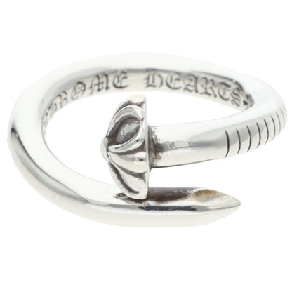 Chrome Hearts Nail Cross Ball Silver Ring Size ONE SIZE